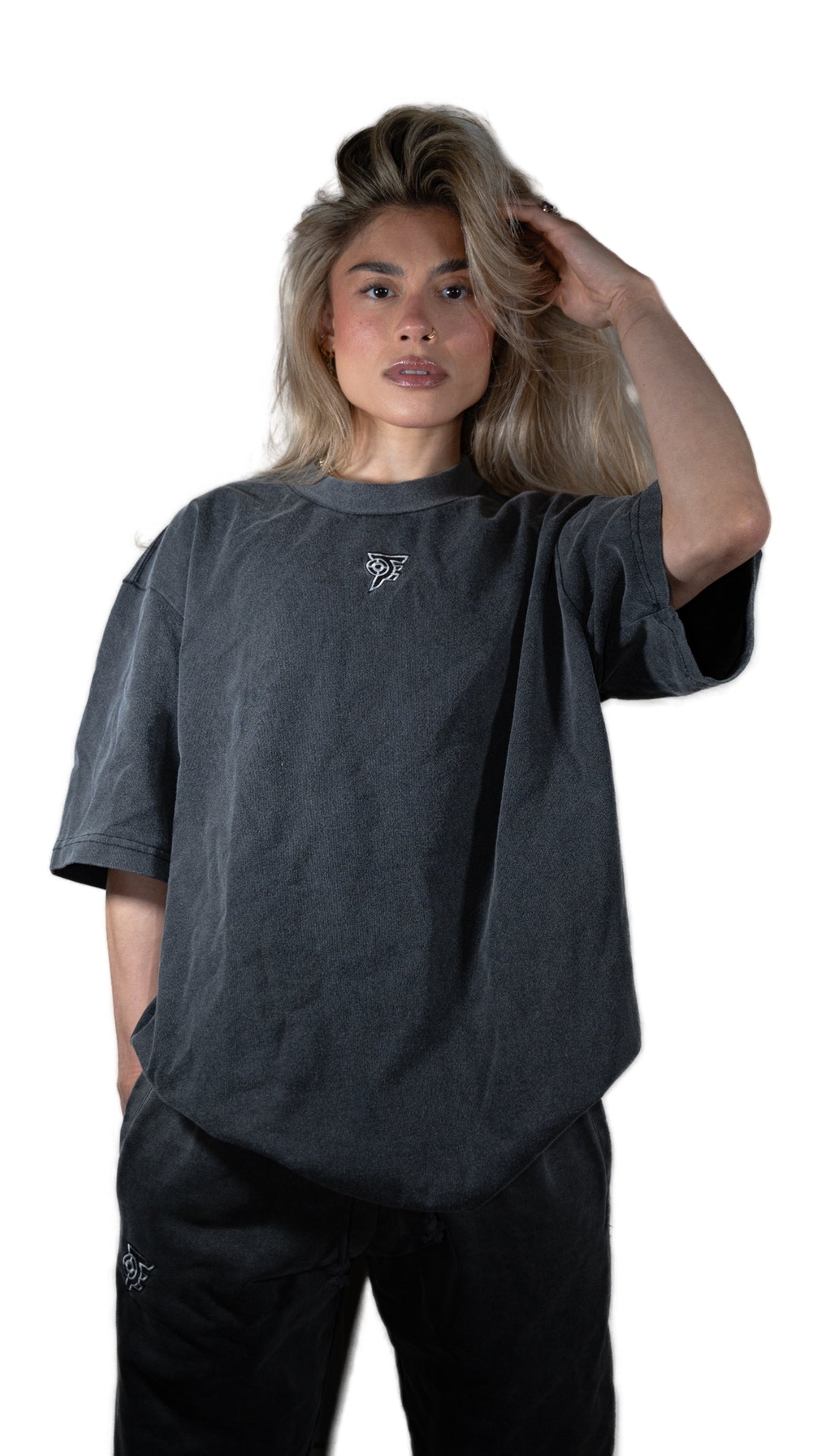 PRECISION OVERSIZED T - VINTAGE GREY