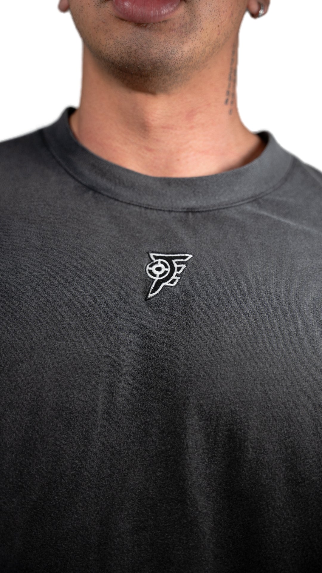 PRECISION OVERSIZED T - VINTAGE GREY