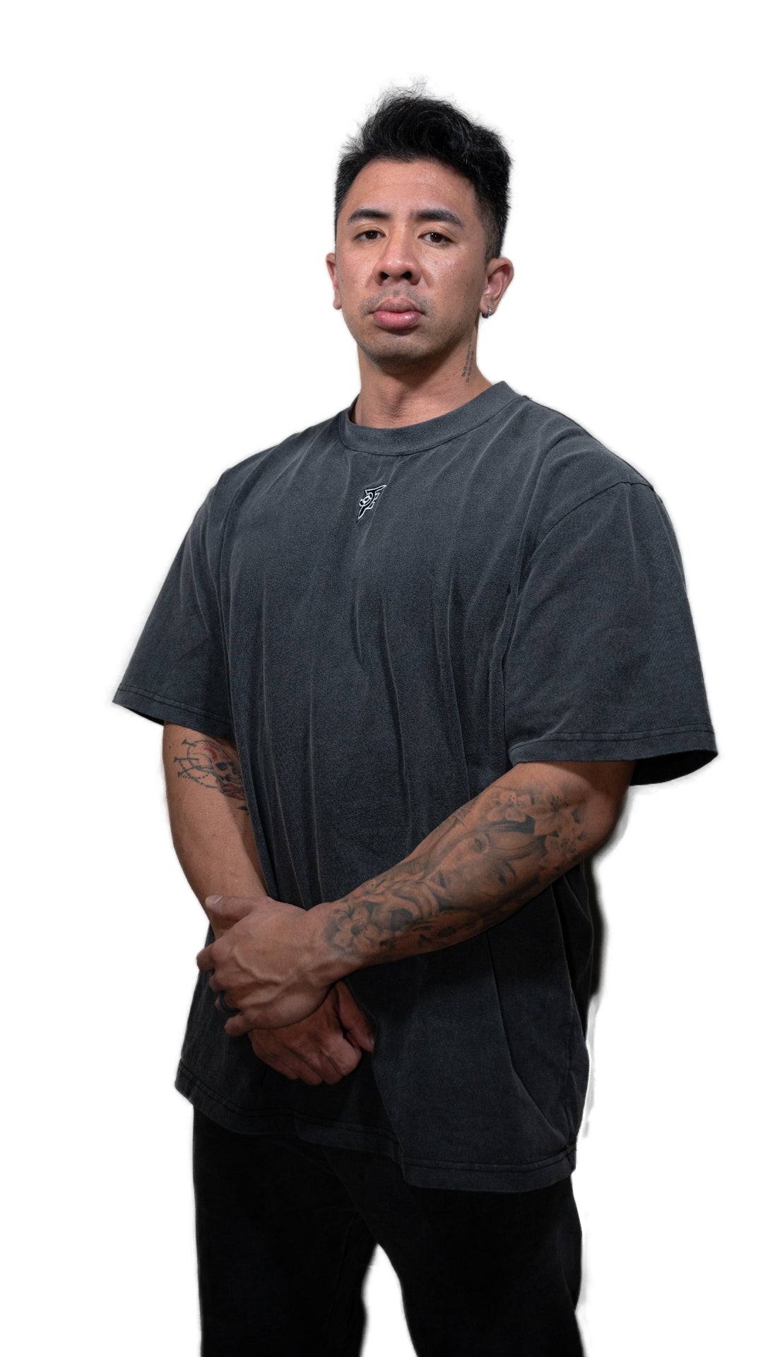 PRECISION OVERSIZED T - VINTAGE GREY