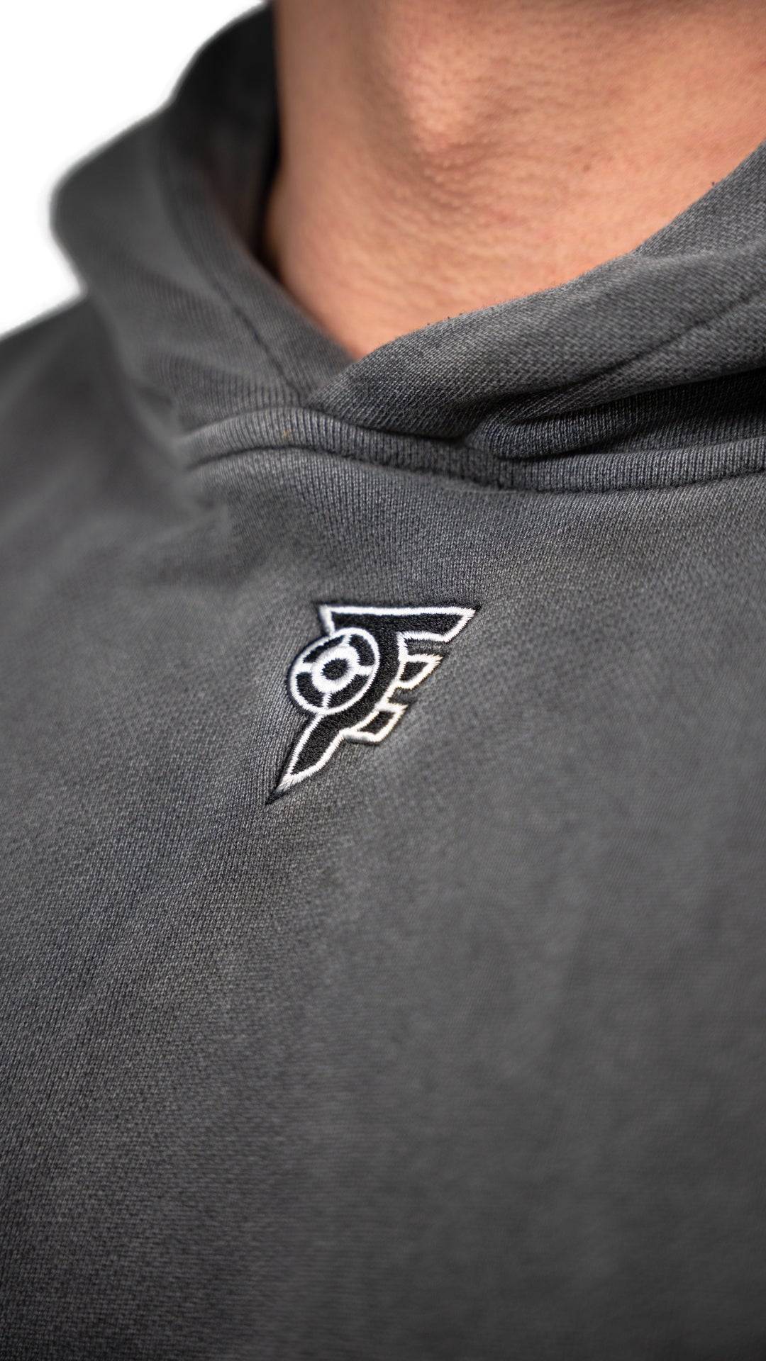 PRECISION OVERSIZED HOODIE - VINTAGE GREY